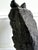Wood Rare Chinese Antique Black and White Lingbi Scholar Stone on Display Stand For Sale - Image 7 of 18