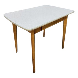 Mid-Century Modern Heywood Wakefield Style Arts & Crafts Writing Desk Work Table For Sale