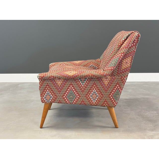 Mid-Century Modern 1960s Maple Mid Century Modern Lounge Chair For Sale - Image 3 of 8