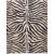2020s Schumacher Zebre 8' x 10' Hand-Knotted Rug in Ivory/ Black For Sale - Image 5 of 5