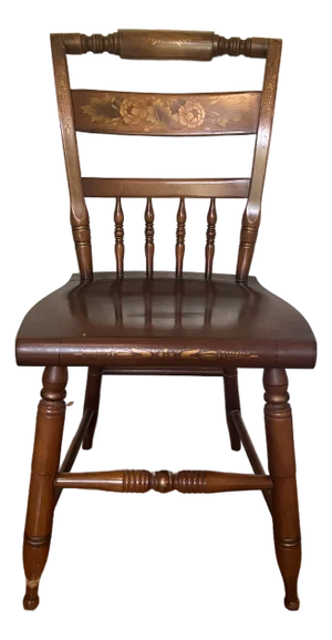 Late 20th Century L. Hitchcock Maple Harvest Inn Side Chair