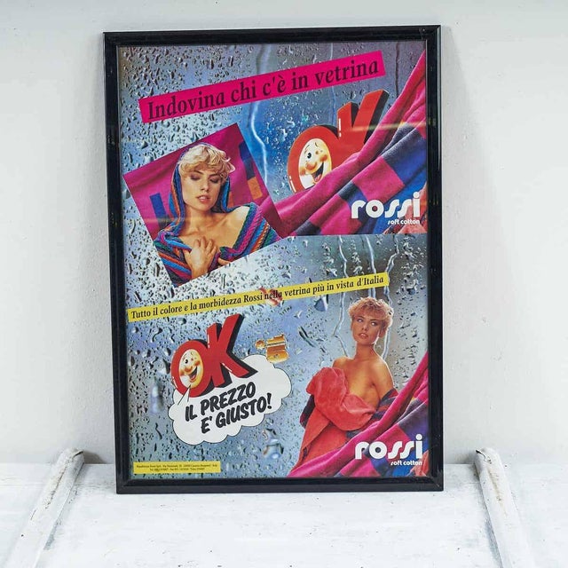 Vintage OK The Price Is Right Rossi Advertising Poster For Sale - Image 4 of 4