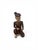 Printmaking Materials Early 20th Century Hand-Carved Chinese Wooden Figural Sculpture of Seated Musician With Tambourine-Style Instrument For Sale - Image 7 of 12