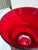 Vintage Red Cut Glass Candle Vessel Lantern or Vase For Sale - Image 9 of 9