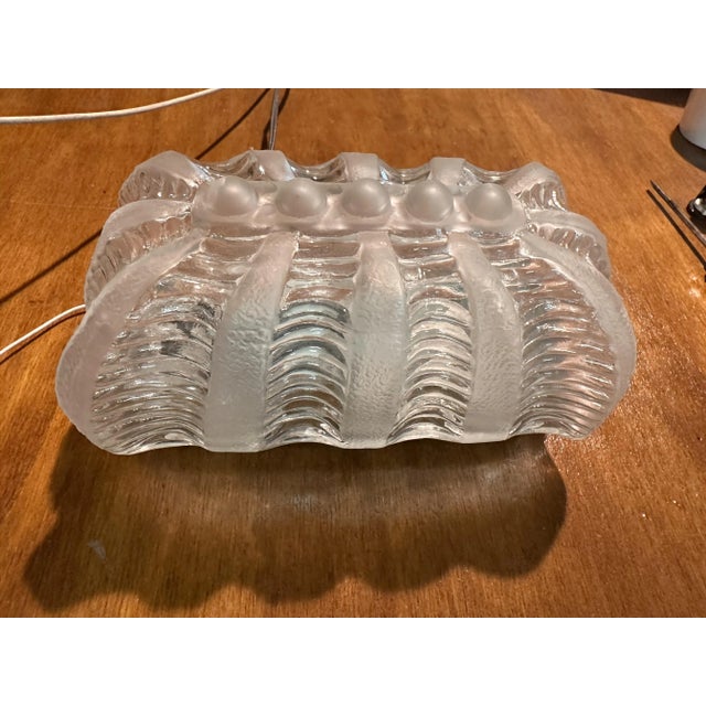 Vintage Wall Light in Acetate Glass, 1970s For Sale - Image 6 of 8