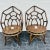 Coffee 1950s Tommi Parzinger and Henry Olko for Willow and Reed Dining Chairs Labeled - Set of 2 For Sale - Image 8 of 11