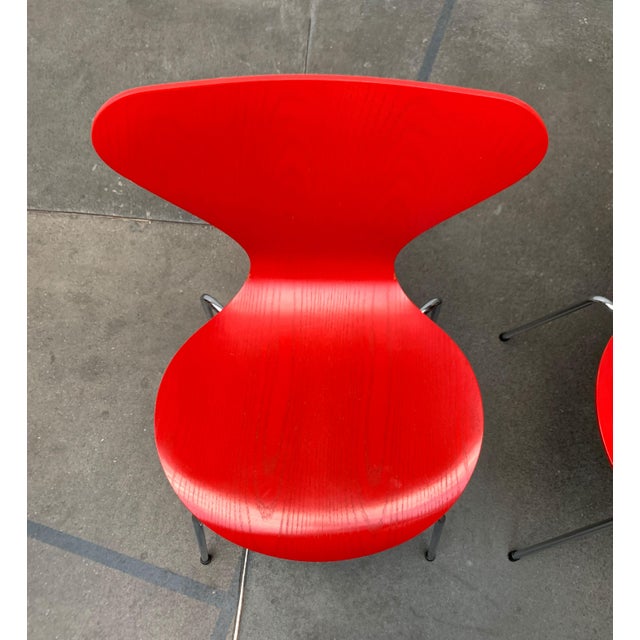 Set of Model 3107 Chairs by Arne Jacobsen for Fritz Hansen, Denmark, 1997 For Sale - Image 11 of 18
