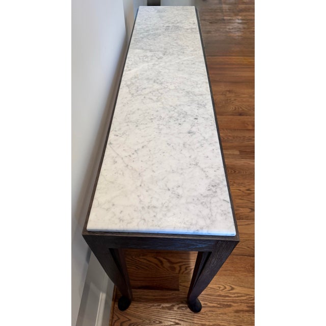 2020s Milling Road Originals Estelle Marble Top Console Table for Baker Furniture For Sale - Image 5 of 10