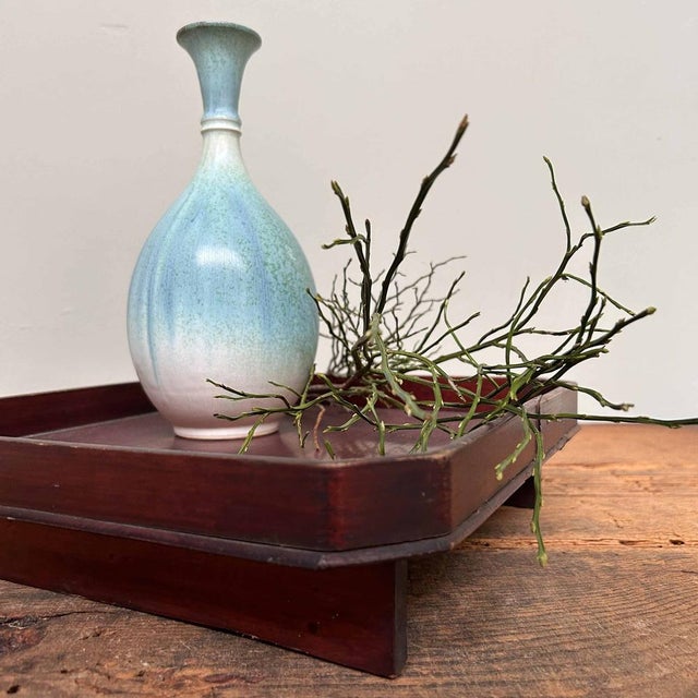 White Kiyomizu Ware Ikebana Flower Vase, 1960s For Sale - Image 8 of 18