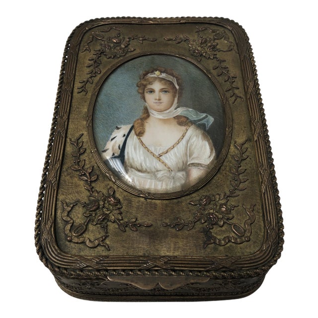 Early 19th Century Antique French Jewelry Box For Sale
