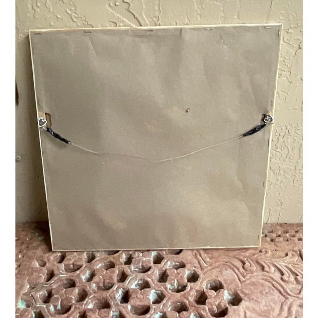 Funky Mixed-Media Copper & Brass 3d Relief Face Sculpture – Framed Wall Art For Sale - Image 9 of 14
