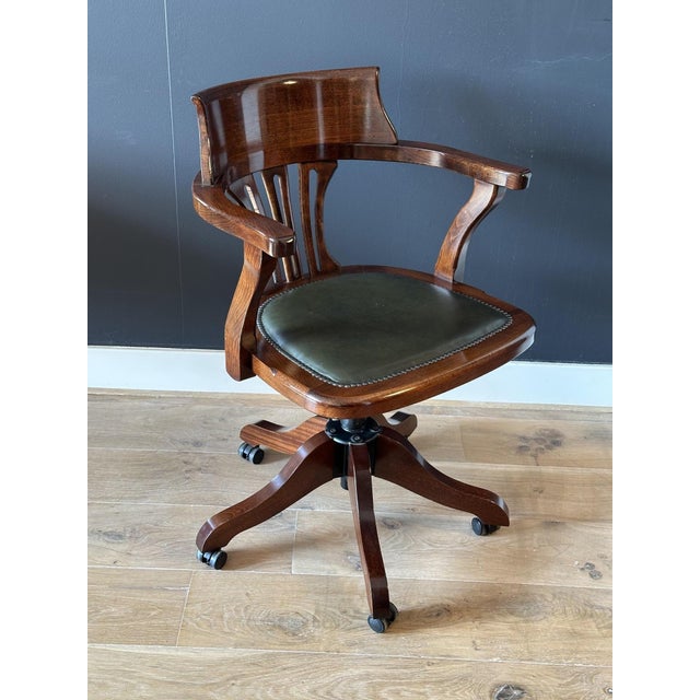 1990s Swivel Office Chair, 1990s For Sale - Image 5 of 7