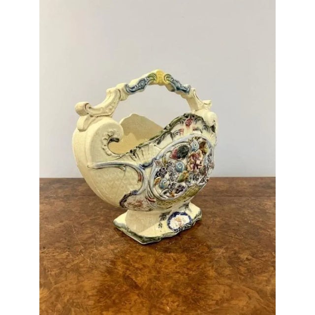 Victorian Hand Painted Vases, 1880s, Set of 2 For Sale - Image 6 of 8