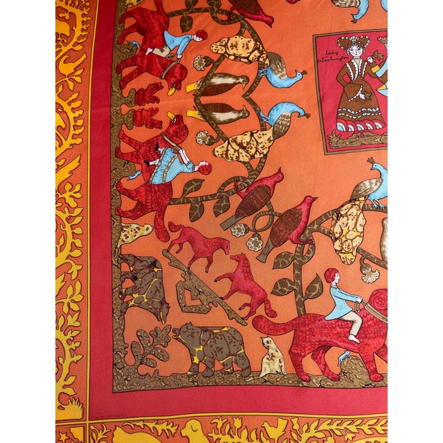 Hermès Early America 1984 Design Françoise De Periere For Sale In New York - Image 6 of 7