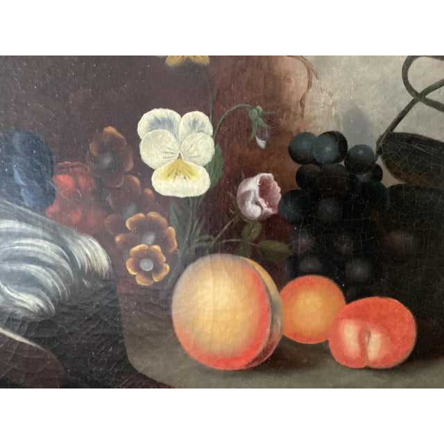 French French Original Still Life Oil Painting Signed S. La Dure, Framed For Sale - Image 3 of 11