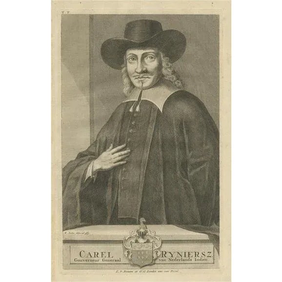 Valentijn, Carel Reyniersz, Governor-General of the VOC, Dutch East Indies, 1724, Print For Sale - Image 6 of 6