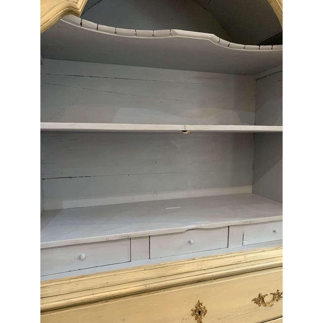 Antique Swedish Domed-Top Glazed Cabinet, 1700s For Sale - Image 18 of 18