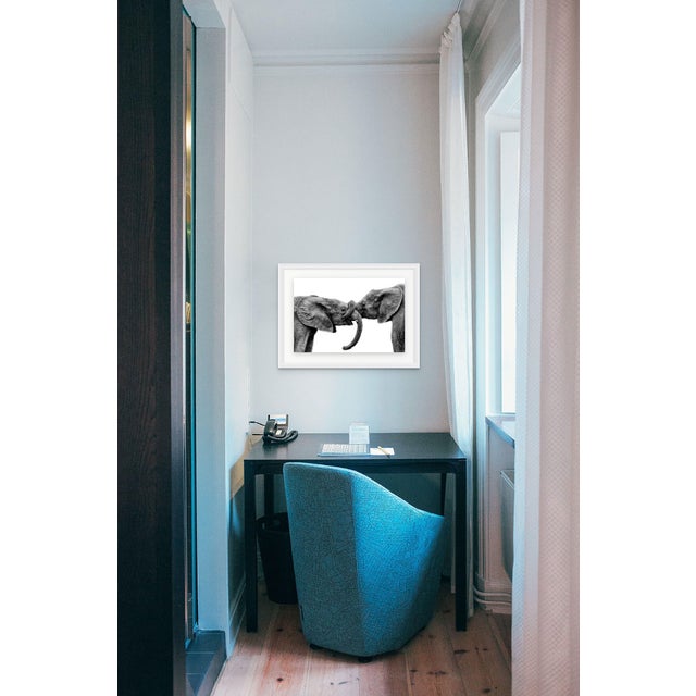 Not Yet Made - Made To Order "Love" Contemporary Photograph on Silver Metallic Canvas, Size 00 For Sale - Image 5 of 12