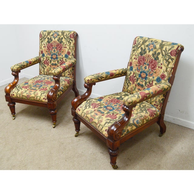 Traditional Ralph Lauren Arm Chairs Set of 2 For Sale - Image 3 of 17