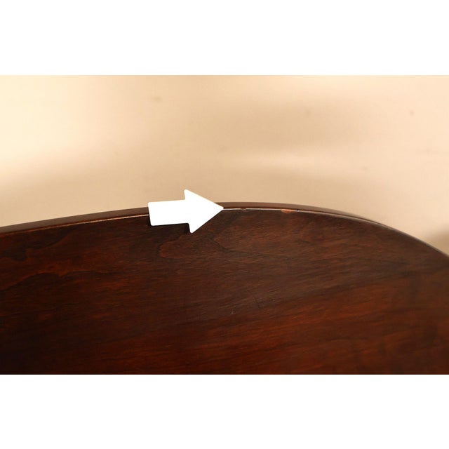 Statton King Size Carved Cherry Poster Bed For Sale - Image 15 of 18