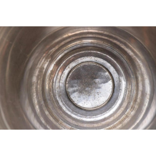 Metal WMF Silver Plate Modern Champagne Bucket Cooler Germany circa 1950 For Sale - Image 7 of 7