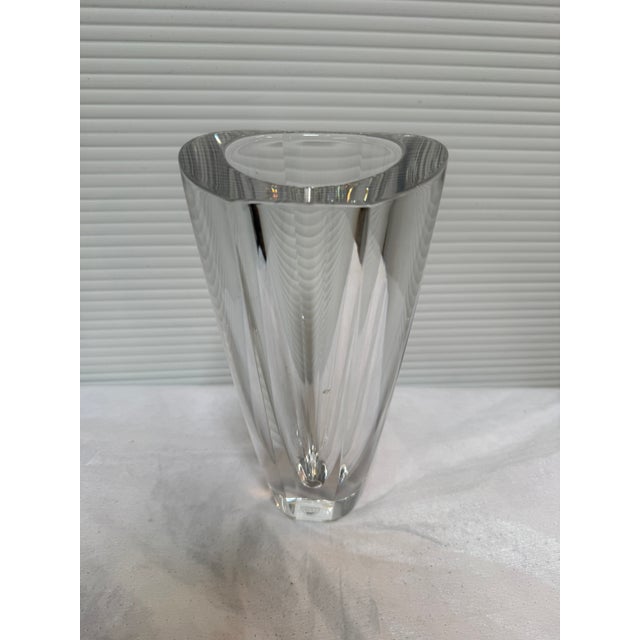 Design Plus Gallery presents a Faceted Crystal Flower Vase by Erika Lagerbielke for Orrefors. This fine crystal vase was...