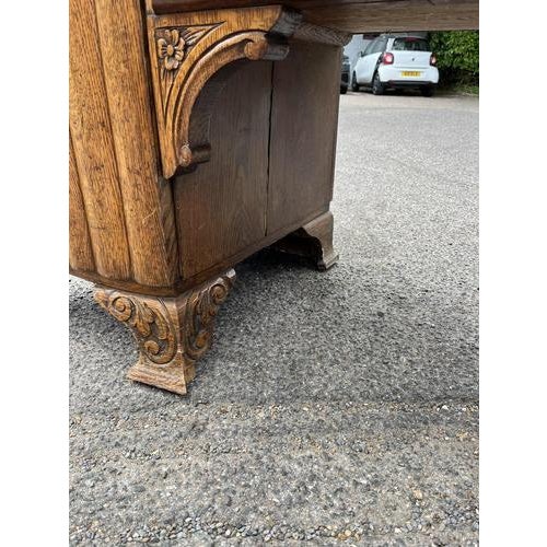 Art Deco Oak Sideboard, 1930s For Sale - Image 9 of 18