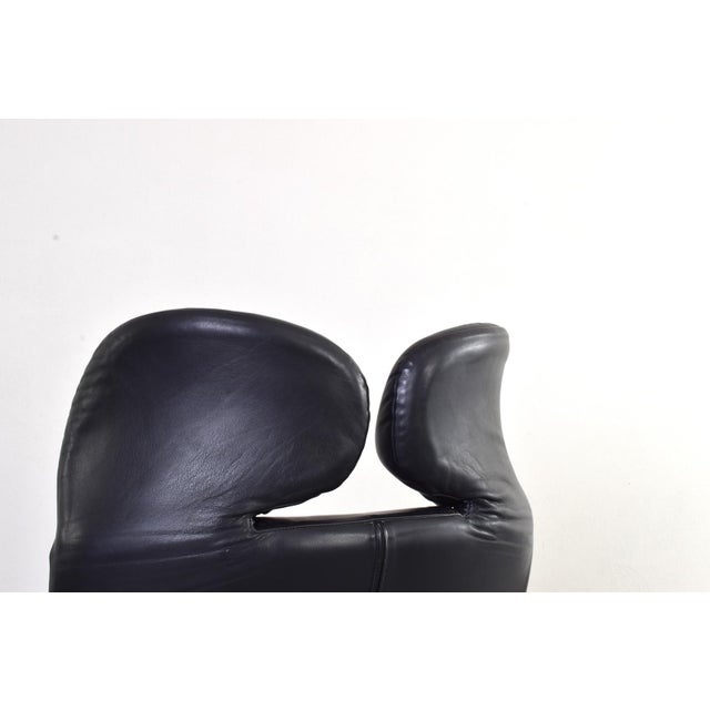 Wink Leather Chair by Toshiyuki Kita for Cassina, 1980s For Sale - Image 16 of 18
