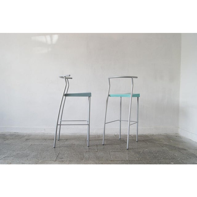 Set of Vintage Hi-Glob Bar Stools by Philippe Starck for Kartell, 1990s The Dr. Glob chair was born from the idea of...