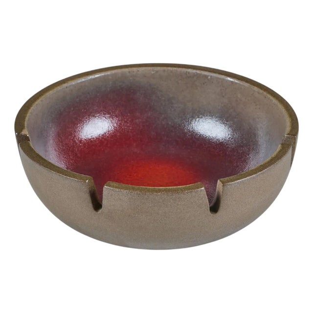 Heath Ceramics Speckle Glazed Ashtray For Sale