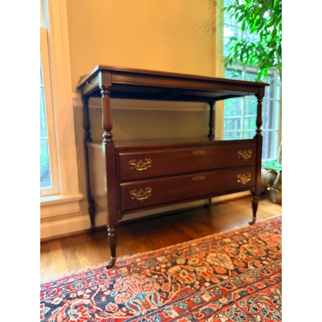 Ethan Allen Server With Pull Out Sides For Sale - Image 9 of 9