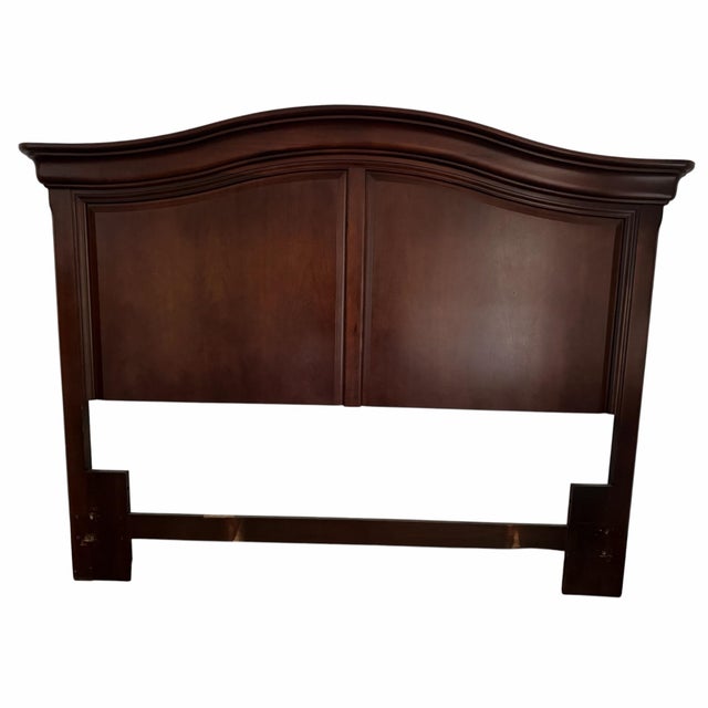 Thomasville Thomasville Impressions Martinique Collection Queen Headboard in Cherry Wood For Sale - Image 4 of 8