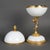 Napoleon III Opaline Candy Dish with Gilded Bronze Frame, Early 20th Century For Sale - Image 5 of 11