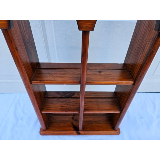 Wood Late 20th Century Ethan Allen Pine Shelf Etagere For Sale - Image 7 of 12