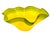 Mid-Century Modern Blenko Centerpiece Bowl Large 16" Art Glass Yellow Green Threaded Large Signed Walter Blenko For Sale - Image 3 of 11