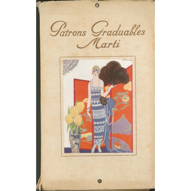 Original French Patrons Graduables Marti fashion and dressmaking booklet, La Mode d’Hiver 1923–24. The complete booklet...
