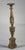 Italian Gold and Silver Lacquered Wooden Candlestick, Late 1700s For Sale - Image 9 of 9