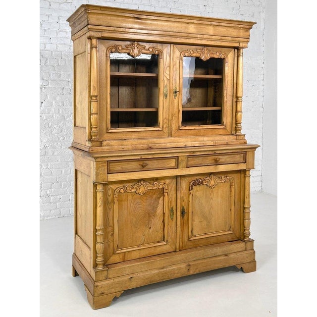 Showcase Buffet in Wood and Glass, 1890s For Sale - Image 5 of 11