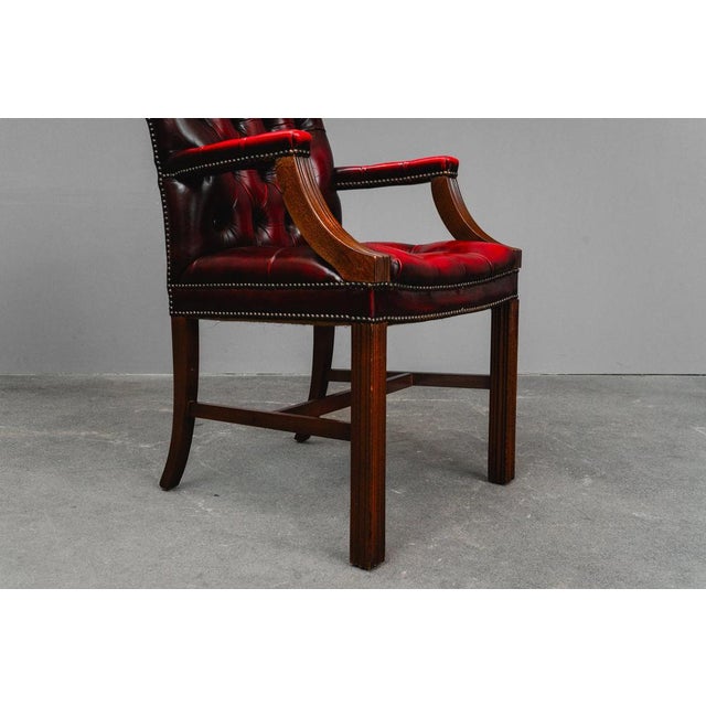 English Style Armchair in Beech For Sale - Image 10 of 18