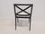 Azimuth Cross Armchairs, Set of 6 For Sale - Image 5 of 13