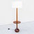 Restored 1960s Mid Century Modern Floor Lamp With Teardrop Base and Built-in Side Table For Sale - Image 15 of 15