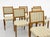 Wood Set of Six Vintage Mid Century Modern Walnut Dining Chairs by Svegards | Scandinavian Mid Century Modern, C. 1960's For Sale - Image 7 of 14
