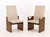 Wood Lane "Pueblo" Grey Boucle Upholstered Walnut Dining Chairs, 6 For Sale - Image 7 of 17