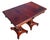 Early 19th Century Antique Pair of Classical Mahogany Side Tables / Nightstands Sofa Table Set For Sale - Image 5 of 12