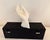 Vintage Alabaster Gyan Mudra Buddha Meditation Hand Sculpture in Box For Sale - Image 4 of 14