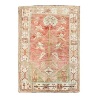Antique Zabihi Collection Turkish Small Rug - 2'6" x 3'4" For Sale