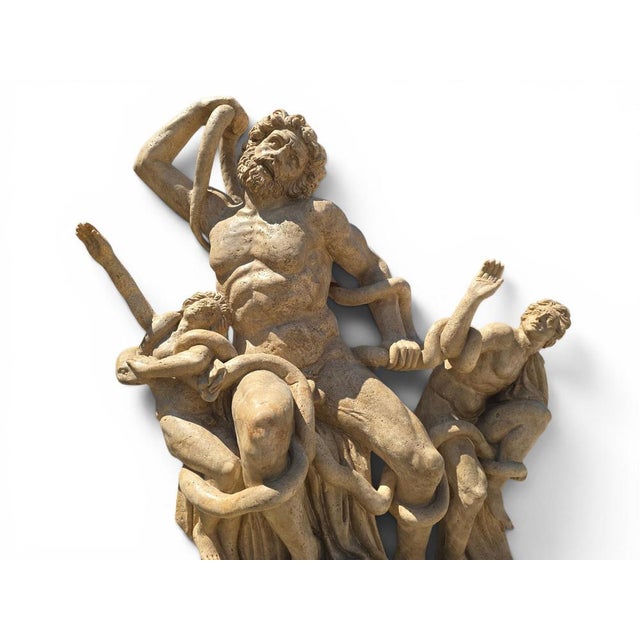 Italian Artist, Life-Size Lacoonte Sculpture, Marble For Sale - Image 4 of 16