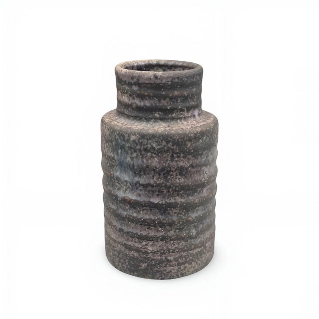 Vintage Dutch Brutalist Studio Ceramic Vase by Mobach Keramik, 1960s For Sale - Image 16 of 16
