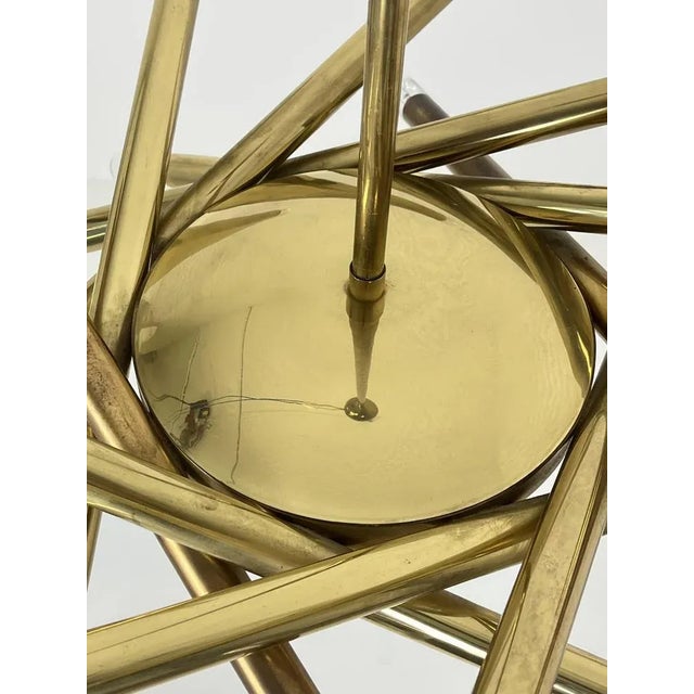 Sputnik Brass Pendant from Stilnovo, 1960s For Sale - Image 9 of 18