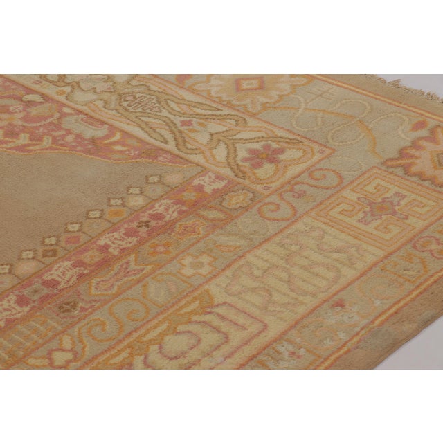 Traditional Antique Amritsar Rug With Egyptian Architectural Borders - Rug & Kilim For Sale - Image 3 of 8